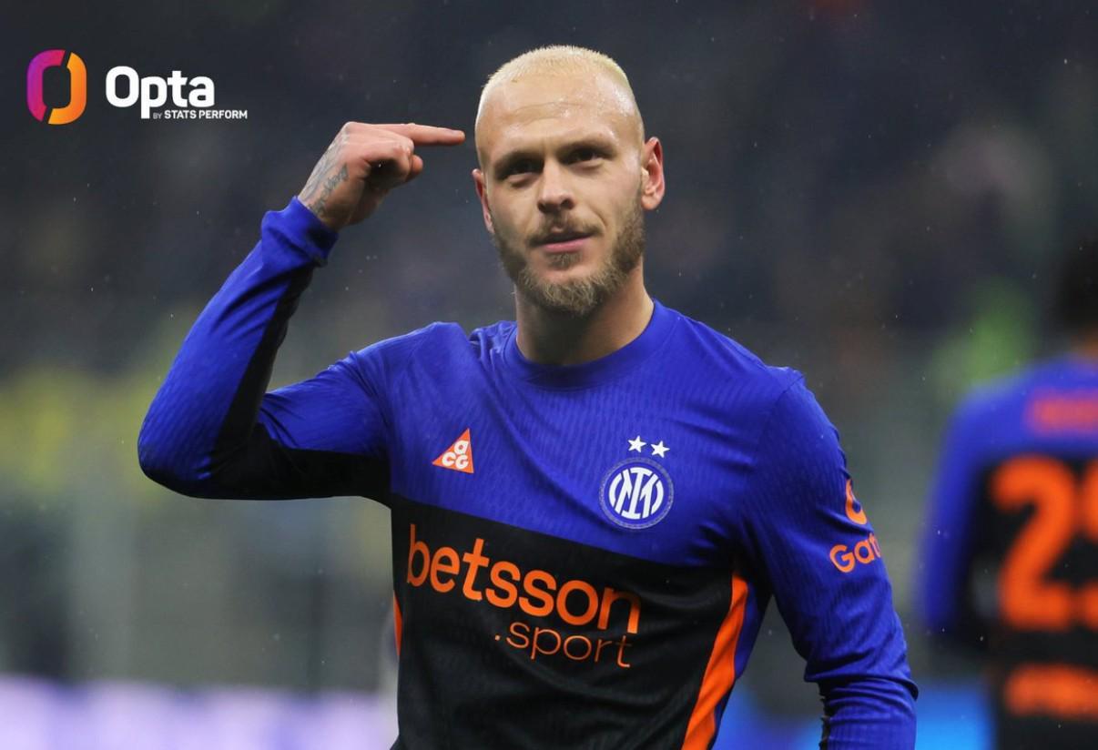 开云体育官网-2射1传,迪马尔科成有统计以来国米首位意甲单场造3球的后卫